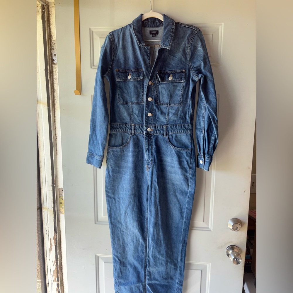 J. Crew denim jumpsuit size 2